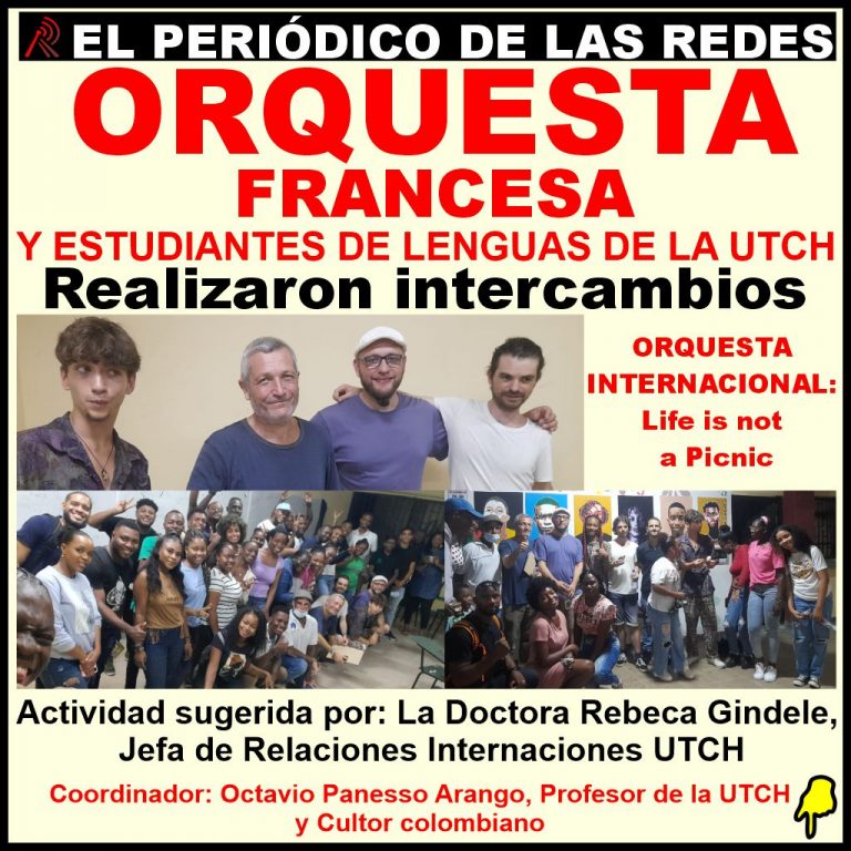 FRANCESES Y ESTUDIANTES DE LA UNIVERSIDAD TECNOLÓGICA DEL CHOCÓ, APORTÁNDOLE AL MUNDO.
