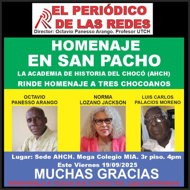LA ACADEMIA DE HISTORIA DEL CHOCÓ RINDE HOMENAJE A TRES CHOCOANOS.